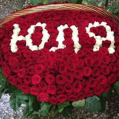 Купить 201 Роза ИМЯ