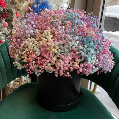 Купить Букет гипсофилы 15 шт в коробке
